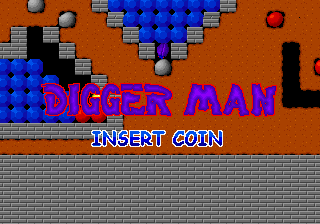 Digger Man (prototype) Title Screen